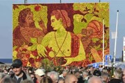 Картина из яблок "После Франса Флориса Помоны" 2008 года // Johan Nilsson