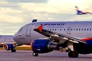 Самолет авиакомпании "Аэрофлот". // РТР