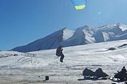 Любители кайтсерфинга в «Чиндирчеро». // kite.mhost.ru