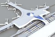 Проектный вид Шереметьево-3 (в правом нижнем углу - парковка) // svo3.ru