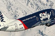 Самолет авиакомпании Sky Europe // Airliners.net