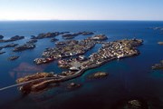 Один из Лофотенских островов с высоты птичьего полета. // Michael Haferkamp