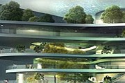 На открытых этажах разместятся парковые зоны. // inhabitat.com