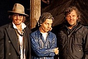 Памятник Джонни Деппу появился в Сербии. // kustendorf-filmandmusicfestival.org