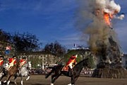 Сожжение чучела снеговика // geo-reisecommunity.de