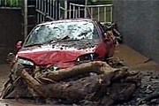 Затоплен город Фуншал, где расположено множество отелей. // НТВ