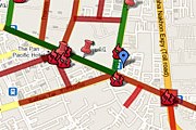 Создана карта опасных районов Бангкока.