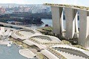 Необычный отель Marina Bay Sands в Сингапуре. // marinabaysands09.wordpress.com