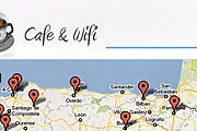 Пользователи смогут найти бесплатные точки доступа в интернет. // cafeandwifi.com