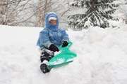 На курорте есть трассы для катания на санках. // iStockphoto