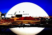 В день рождения архитектора публика смогла увидеть купол главного здания культурного центра. // dailytonic.com