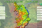 Фрагмент карты на сайте Минспорттуризма Хакасии
