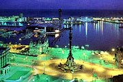 Туристы познакомятся с вечерней Барселоной. // postcardexchange.net