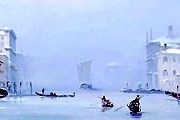 В Венеции замерзли каналы. // 1st-art-gallery.com