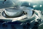 Аквариум будет напоминать гигантский водоворот. // dansk.ru