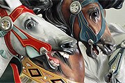 Лошадки карусели "Джейн" в Нью-Йорке // janescarousel.com