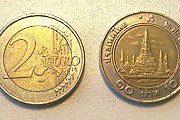 2 евро и 10 тайских бат очень похожи. // parabug.org