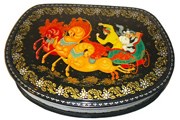 Палех - известный центр лаковой миниатюры. // russian-souvenirs.ru