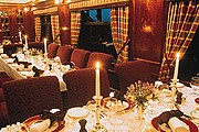 В поезде The Royal Scotsman - два вагона-ресторана. // luxuryscotland.co.uk