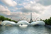 Под мостом смогут проходить речные трамвайчики. // francetvinfo.fr