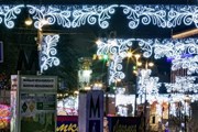 Новогодняя иллюминация Майдана Незалежности в Киеве // interesniy-kiev.livejournal.com