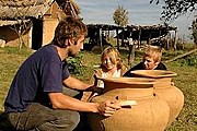 Парк рассказывает о древних временах. // hradecky.denik.cz