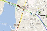 Карта поможет рассчитать маршрут. // maps.google.com