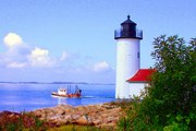Туристам нравится посещать маяки. // halfmoonbaylodge.com