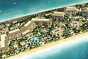 Отель расположен на одном из "листьев" острова-пальмы. // sofitel.com