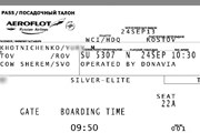 Фрагмент нового вида посадочного талона "Аэрофлота" // Travel.ru