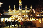 Рождественский рынок на Ратушной площади // wien.info