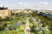 Сад в квартале Лез-Аль откроется в декабре. // paris.fr