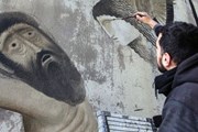 В Афинах можно увидеть иконописные граффити. // Greek.ru