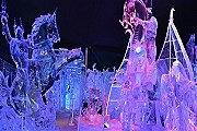 Героев популярных комиксов сотворят из льда. // visitbrussels.be