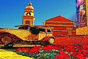 На празднике можно полюбоваться скульптурами из цитрусовых. // viewtheworld.net