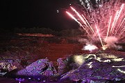 Ночное шоу преобразит вулкан Лемтеги. // auvergne-volcan.com