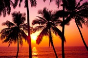 Закат на пляже в Гоа // Alexandra Lande, shutterstock.com