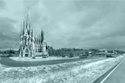Ледяной собор - копия барселонской достопримечательности. // tue.nl