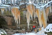 Разноцветные ледопады - зимняя достопримечательность Чехии. // czech.cz