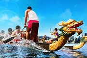 Гонка лодок-драконов в Гонконге // discoverhongkong.com