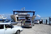 На Керченской переправе появился третий причал. // ООО "Морская дирекция", ria.ru