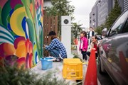 На улицах Теннодзу разрешают рисовать и туристам. // visitjapan.ru