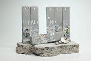 Брелок с фрагментом стены между Палестиной и Израилем // JBPR