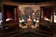 Спальня учеников Гриффиндора стала частью экспозиции. // harrypotterexpo.nl
