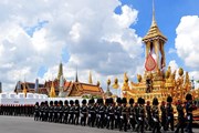 Для похорон короля построили уникальный комплекс. // AFP