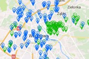 Открытые магазины нанесены на карты городов. // play.google.com