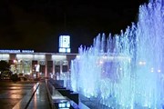Фонтанный комплекс у Финляндского вокзала // НТВ