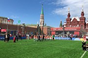На Красной площади создали футбольное поле. // Vesti.Ru