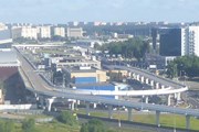 Пустая эстакада Внуково во время чемпионата мира // Юрий Плохотниченко