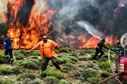Огонь подобрался к Афинам. // news.sky.com
